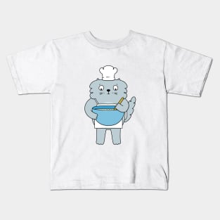 Baker cat Kids T-Shirt